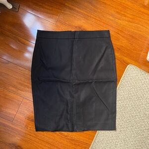 J. Crew Classic Black Pencil Skirt